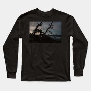 Driftwood Beach on Jekyll Island Long Sleeve T-Shirt